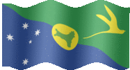 Large animated flag of Christmas Island