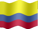 Large still flag of Colombia