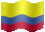 Small animated flag of Colombia