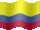 Small still flag of Colombia