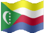 Medium animated flag of Comoros