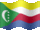 Small still flag of Comoros