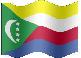 Extra Large animated flag of Comoros