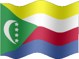 Extra Large still flag of Comoros