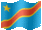 Small animated flag of Congo, Democratic Republic of the