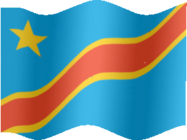 Extra Large still flag of Congo, Democratic Republic of the