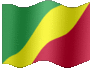Medium animated flag of Congo, Republic of the