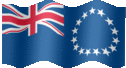 Medium animated flag of Cook Islands