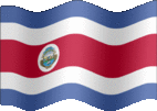 Large still flag of Costa Rica
