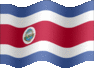 Animated Costa Rica flags