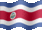Small still flag of Costa Rica