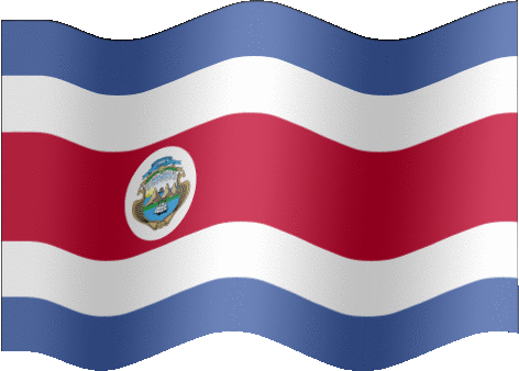 Very Big still flag of Costa Rica