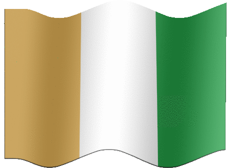 Very Big animated flag of Cote d'Ivoire