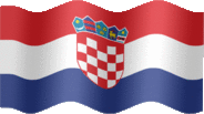 Large still flag of Croatia