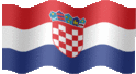 Medium animated flag of Croatia