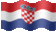 Small animated flag of Croatia