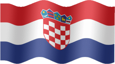 Extra Large still flag of Croatia