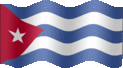 Animated Cuba flags