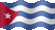 Small still flag of Cuba