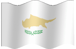 Extra Large animated flag of Cyprus