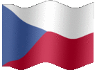 Large animated flag of Czech Republic