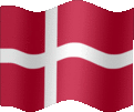 Large still flag of Denmark