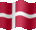 Small still flag of Denmark