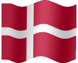 Extra Large animated flag of Denmark