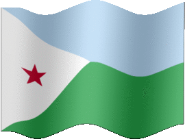 Extra Large still flag of Djibouti