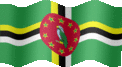 Animated Dominica flags