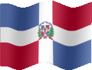 Large still flag of Dominican Republic