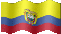 Medium animated flag of Ecuador