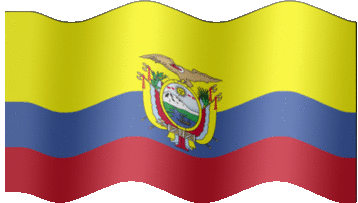 Extra Large animated flag of Ecuador