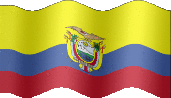 Extra Large still flag of Ecuador