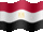 Small still flag of Egypt