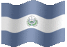 Medium animated flag of El Salvador