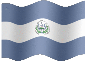 Extra Large animated flag of El Salvador