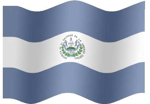Very Big animated flag of El Salvador