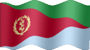 Large still flag of Eritrea