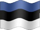 Large still flag of Estonia