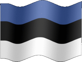 Extra Large still flag of Estonia
