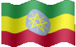 Medium animated flag of Ethiopia