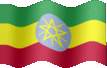 Animated Ethiopia flags