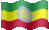Small animated flag of Ethiopia