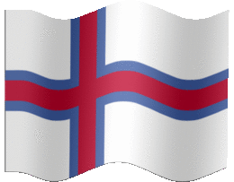 Extra Large animated flag of Faroe Islands