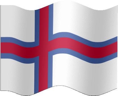 Very Big still flag of Faroe Islands