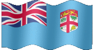 Large animated flag of Fiji