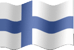 Large still flag of Finland