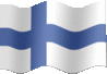 Animated Finland flags