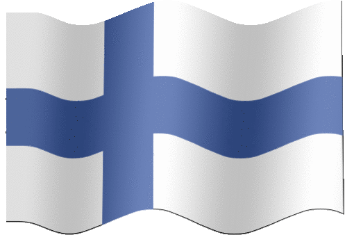 Very Big animated flag of Finland